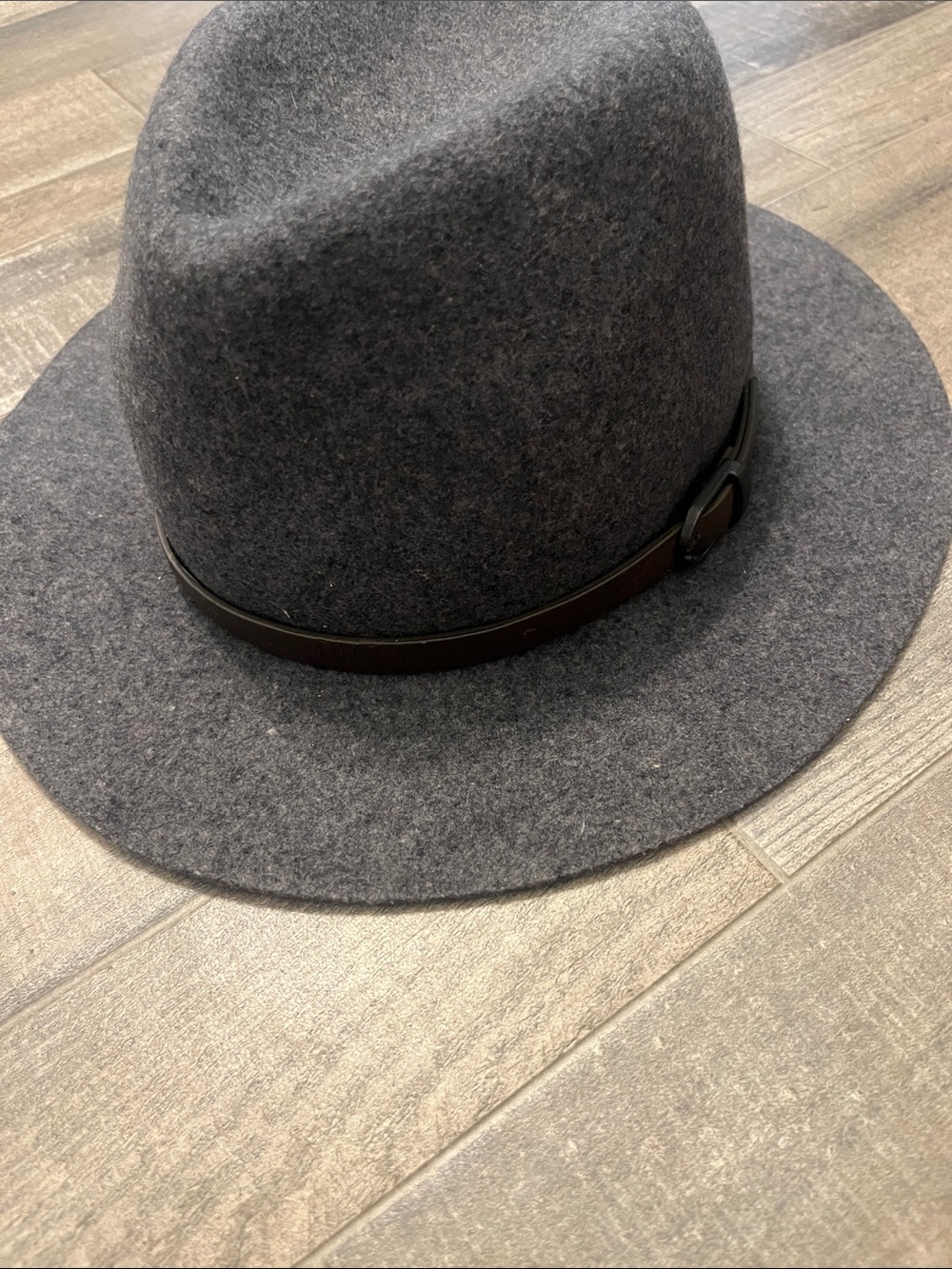 Classic Wool Felt Hat - Dark Gray